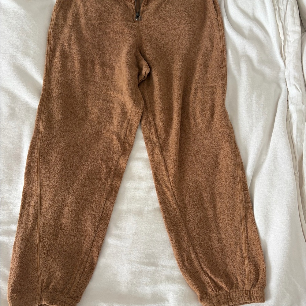 Aerie Brown Cozy Pants